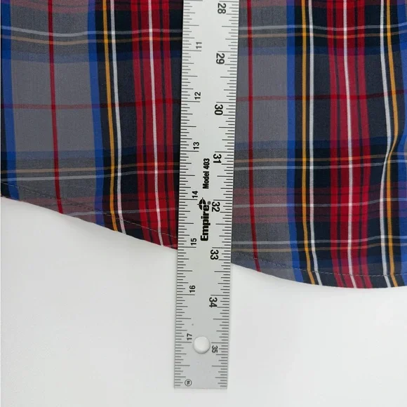 U.S. Polo Assn. Men's Red Plaid Long sleeve Shirt Men’s XXLT - Picture 6 of 8